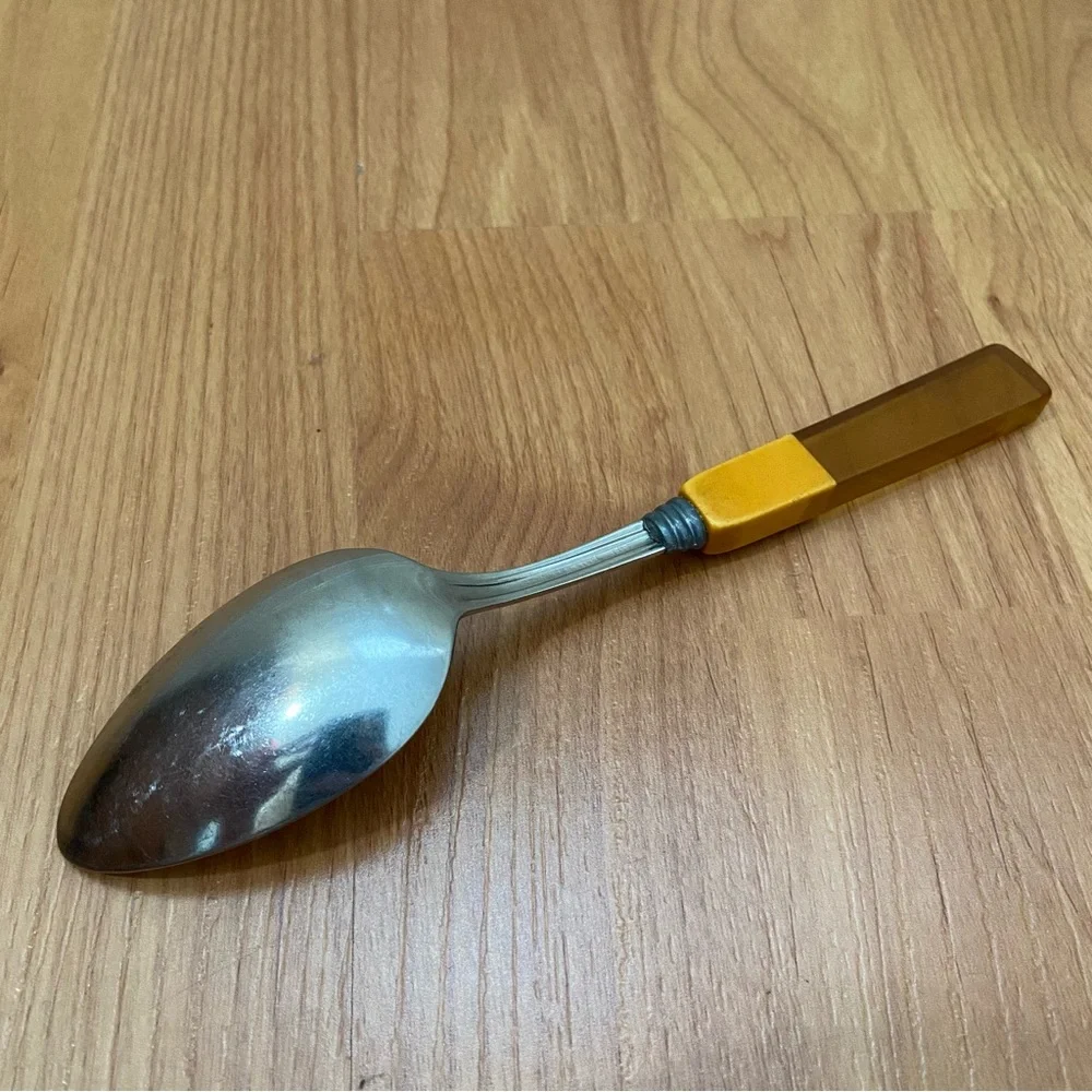 Bakelite Butterscotch Large Spoon